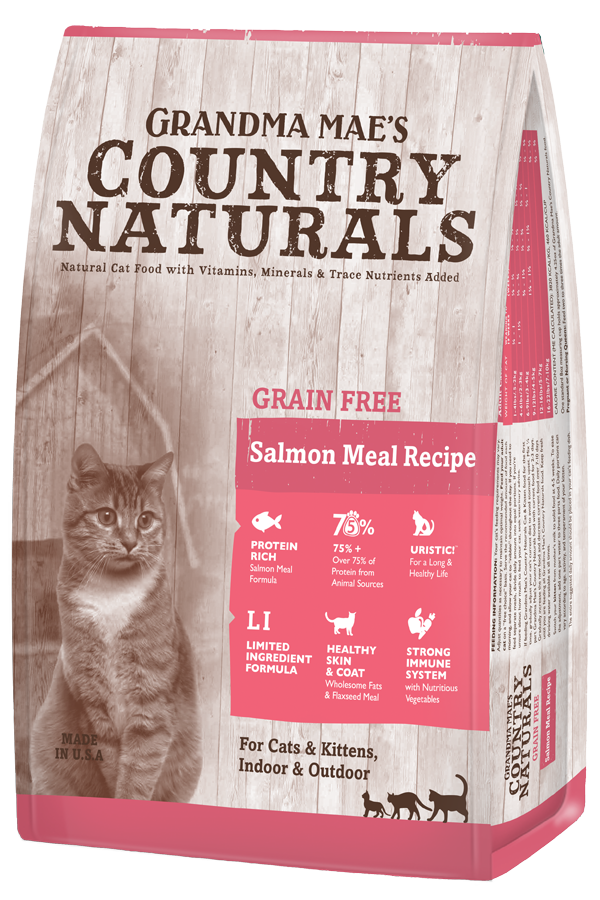 Grain Free Salmon Meal Recipe for Cats Kittens Grandma Mae s Country Naturals